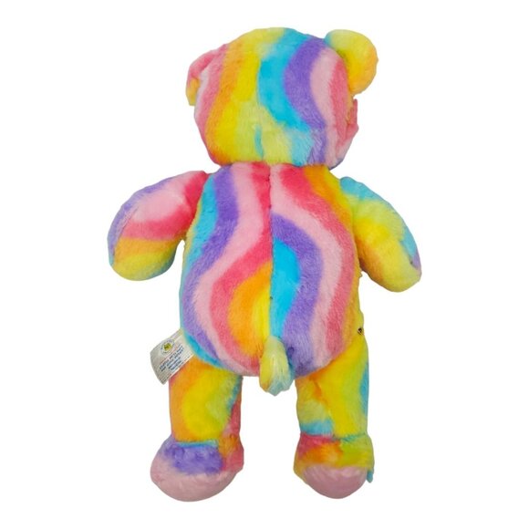 Build A Bear Workshop Enchanted Garden Rainbow 17" Teddy Bear Plush Pastel Toy - Picture 4 of 11